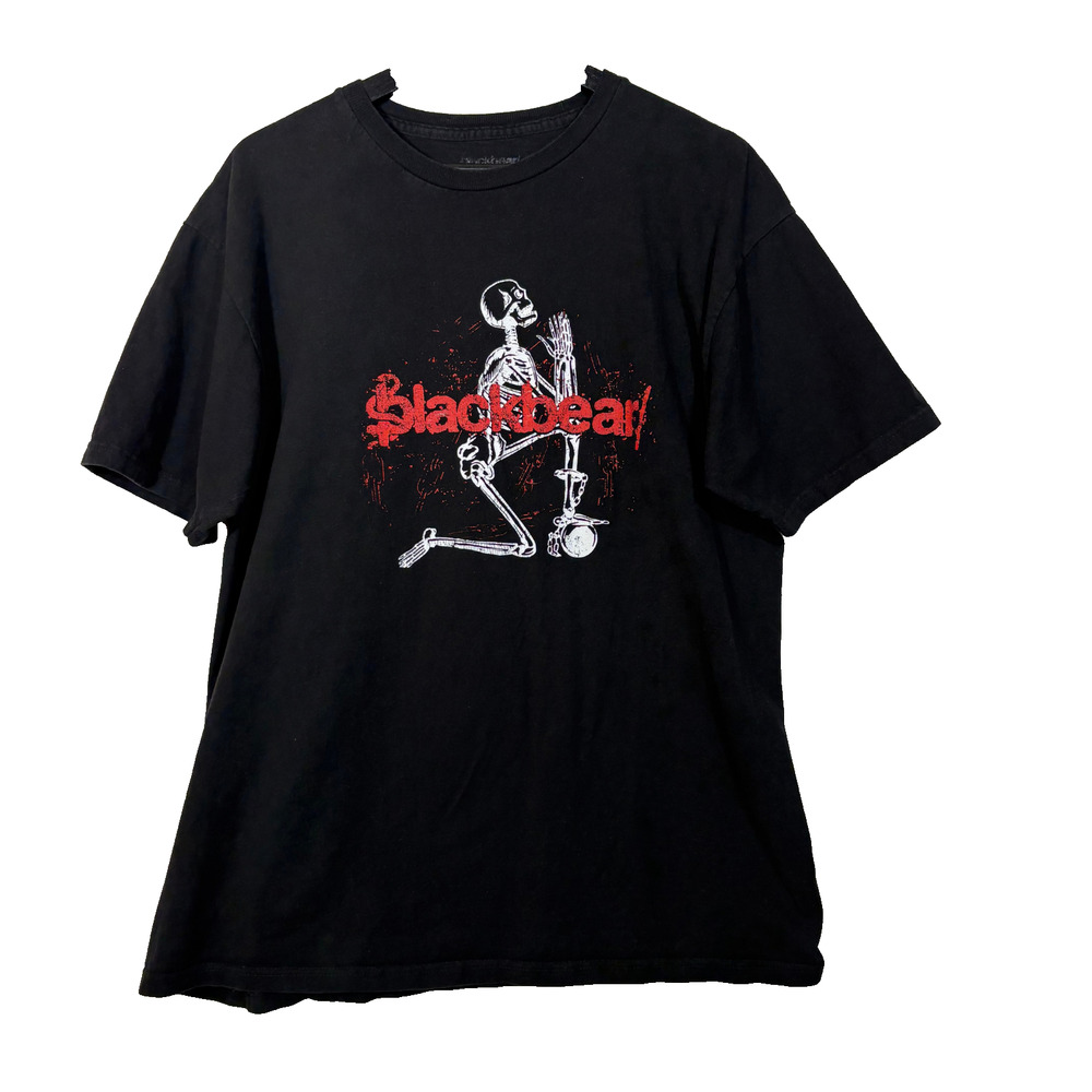 Blackbeard Dead 2 to the World Tour T-Shirt Adult Large Black Skeleton 2019